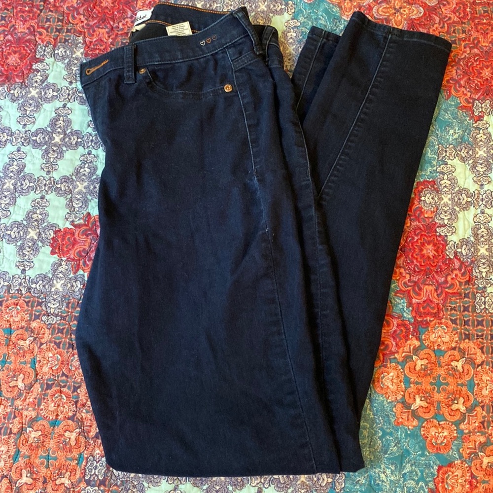 Dark wash high rise Jeggings